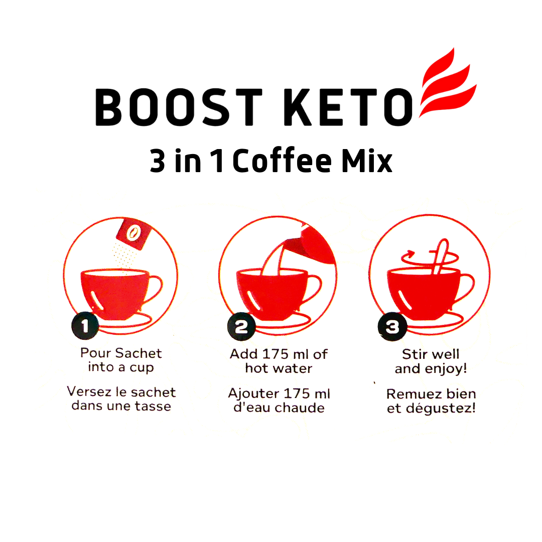 Boost keto 3 in 1 Coffee Mix