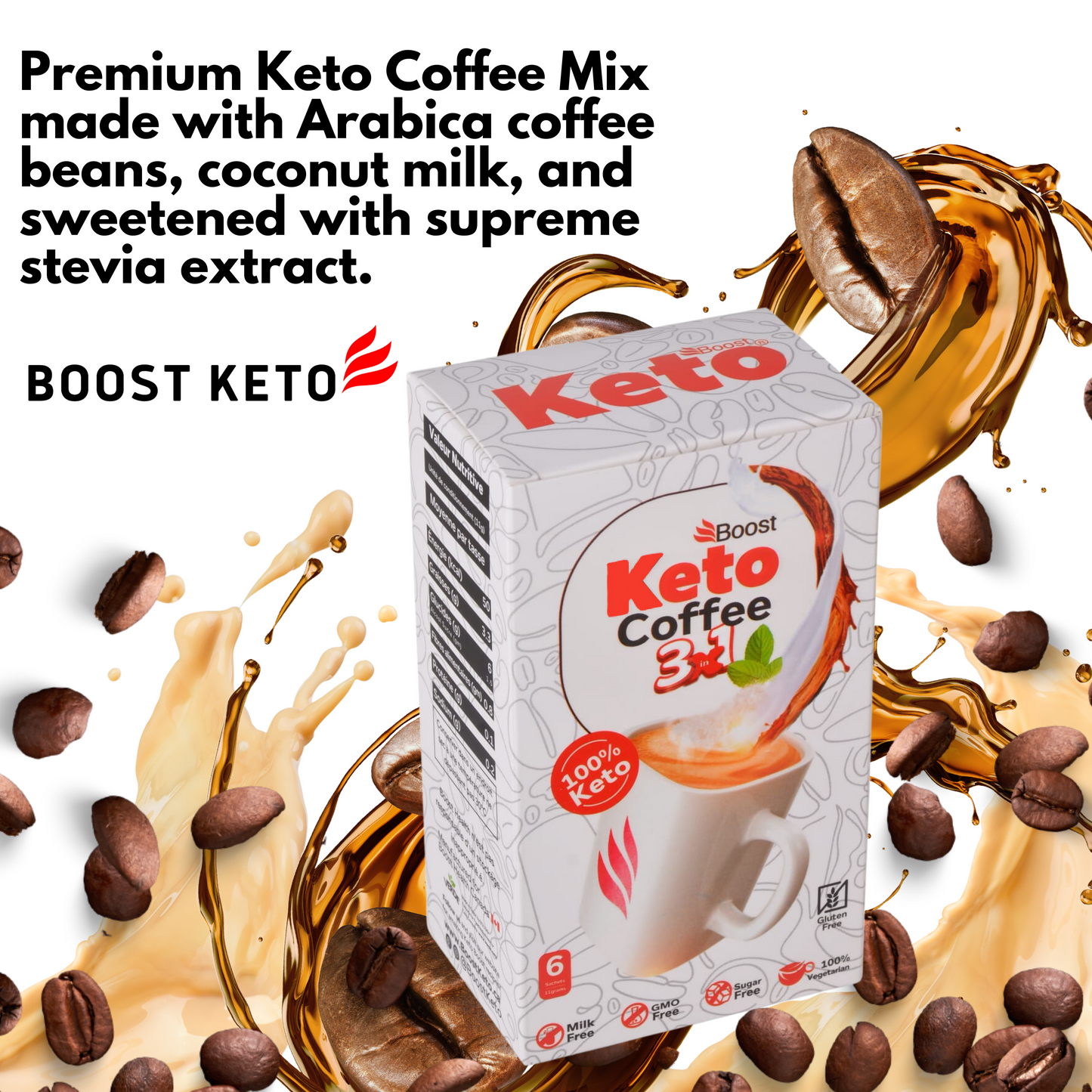 Boost keto 3 in 1 Coffee Mix