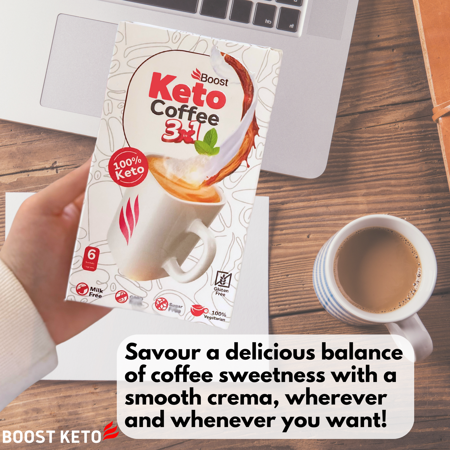 Boost keto 3 in 1 Coffee Mix