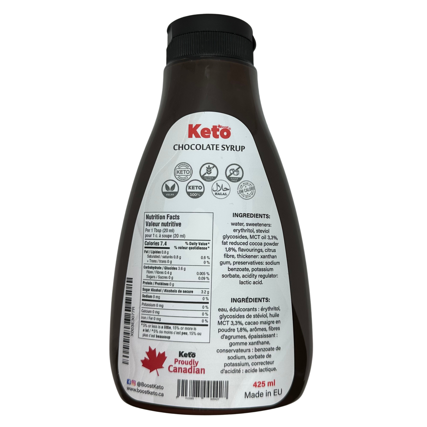 Boost Keto Chocolate Syrup