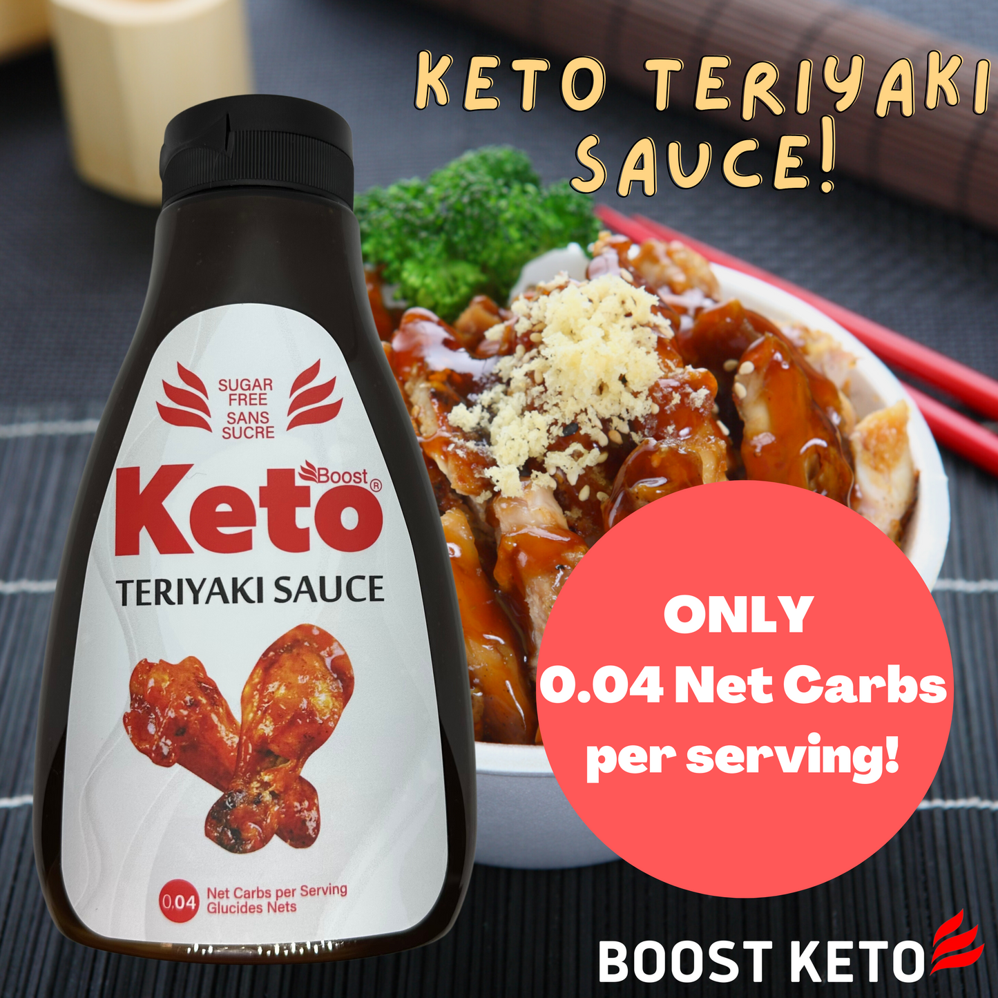 Keto Boost Teriyaki Sauce