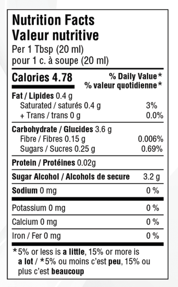 Boost Keto Salted Caramel Syrup